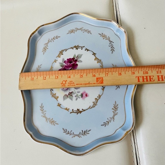 Vintage porce light blue tray - Picture 5 of 10
